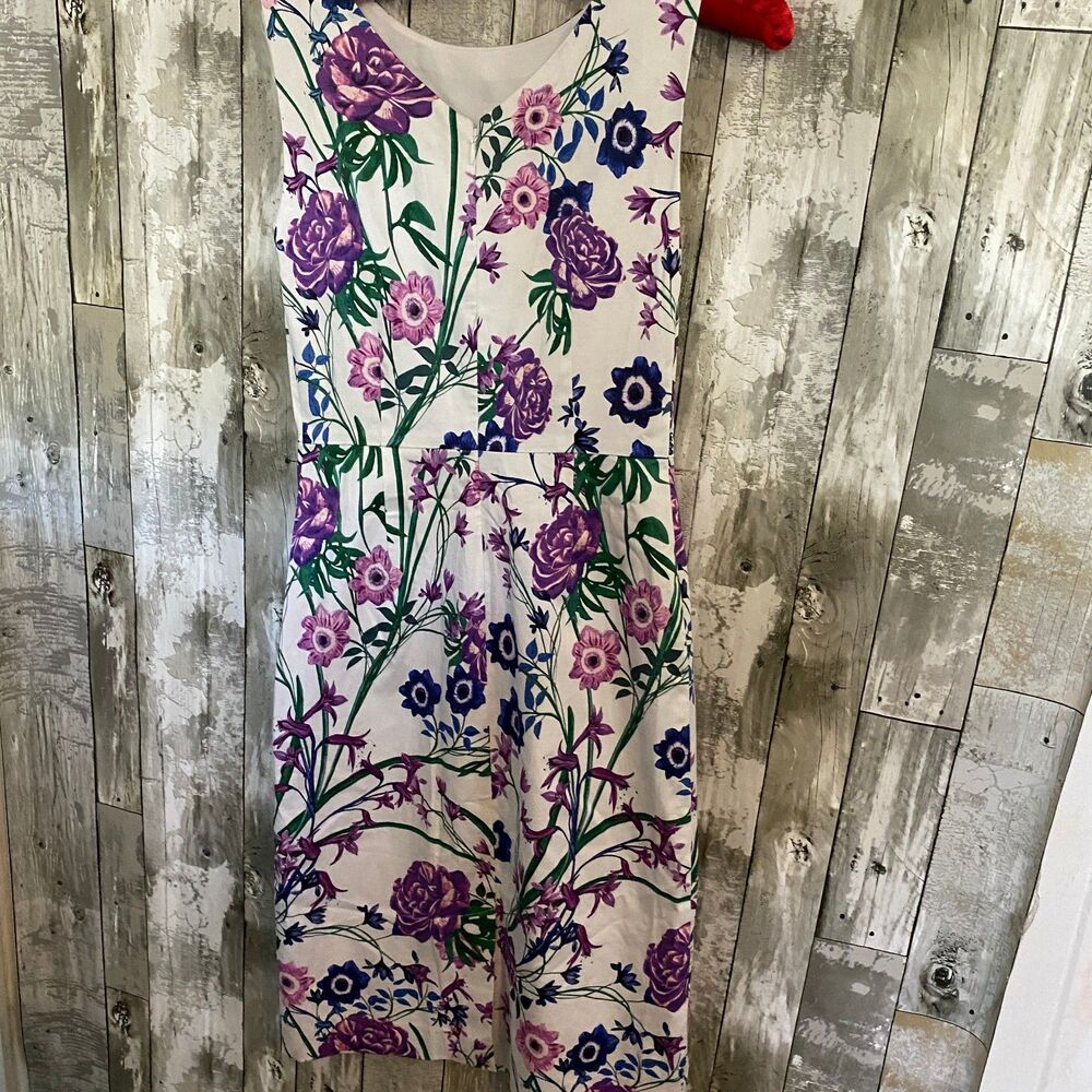 Talbots spring floral sleeveless dress 2